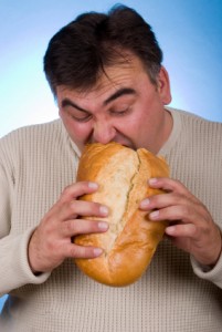 man-eating-bread