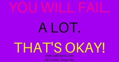 I Failed. Badly.