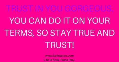The Hardest Thing is Being True to You